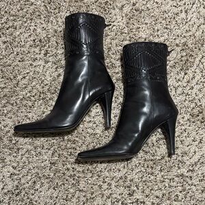Nine West Black Heeled Boots